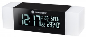 Радио с будильником и термометром Bresser MyTime Sunrise Bluetooth, черное